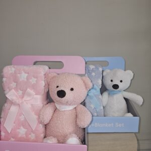 Snuggle bear and blanket