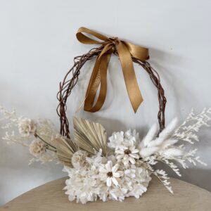 Preserved natural wreath